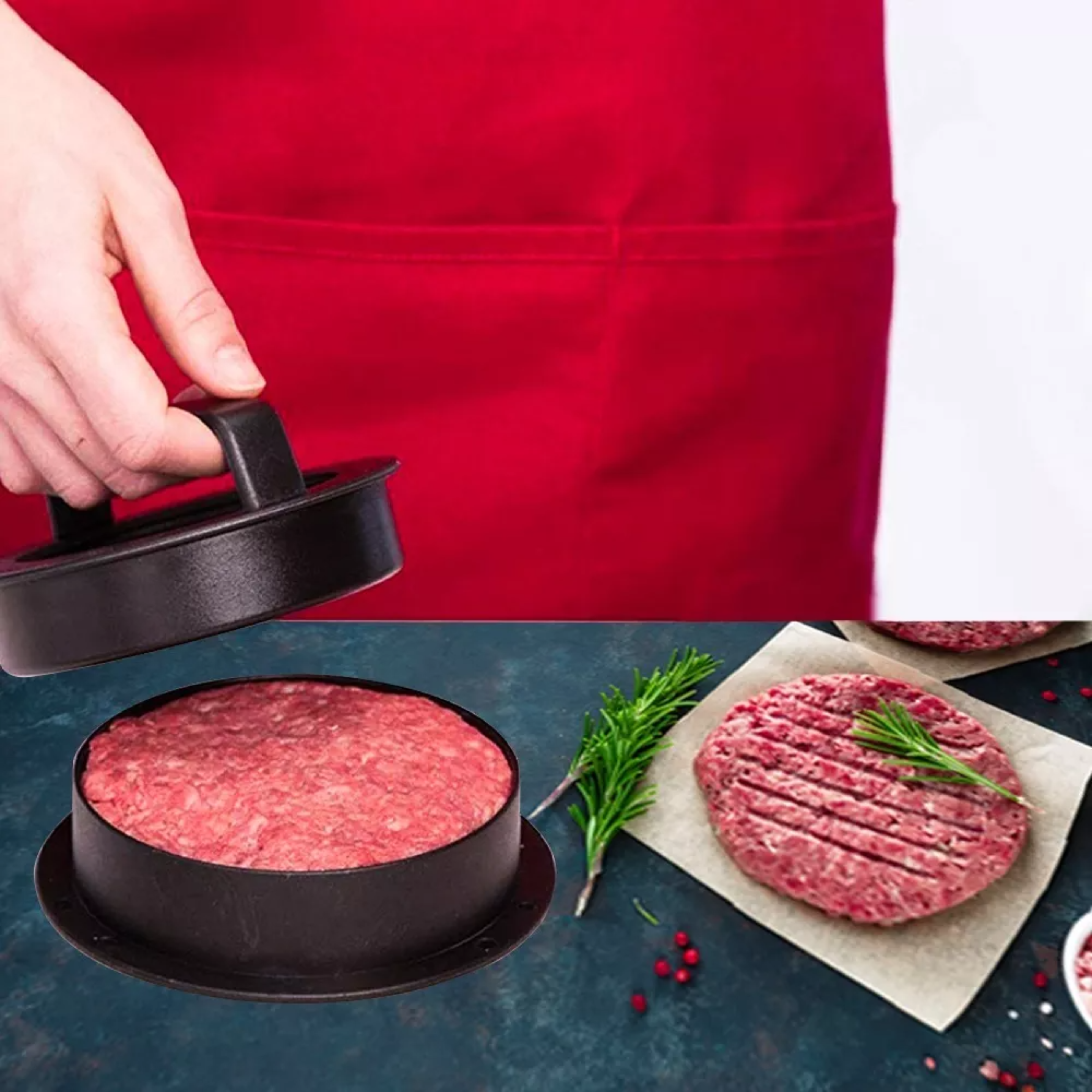 Prensas De Hamburguesa Cocina Molde De Carne De Hacer Herram