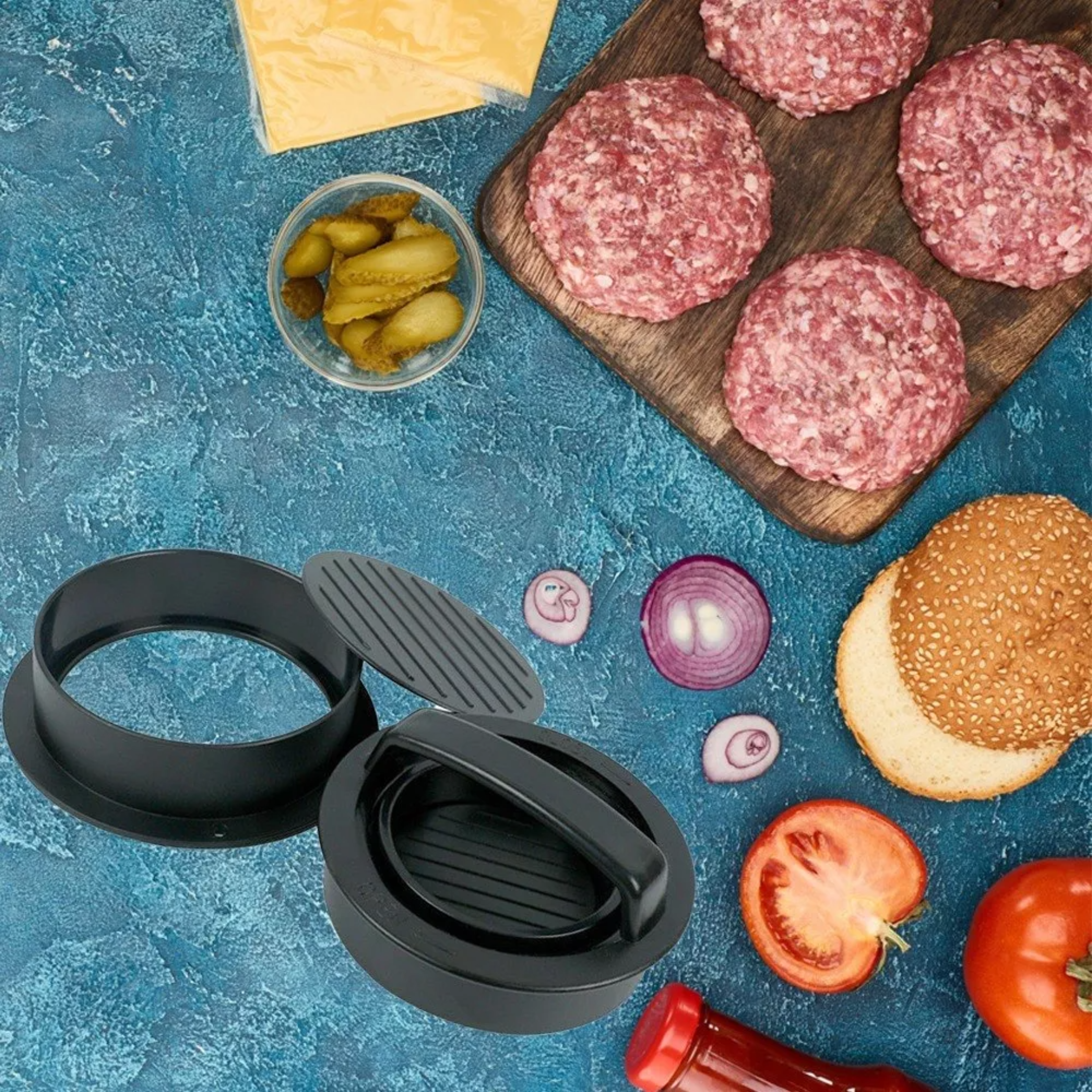 Prensas De Hamburguesa Cocina Molde De Carne De Hacer Herram
