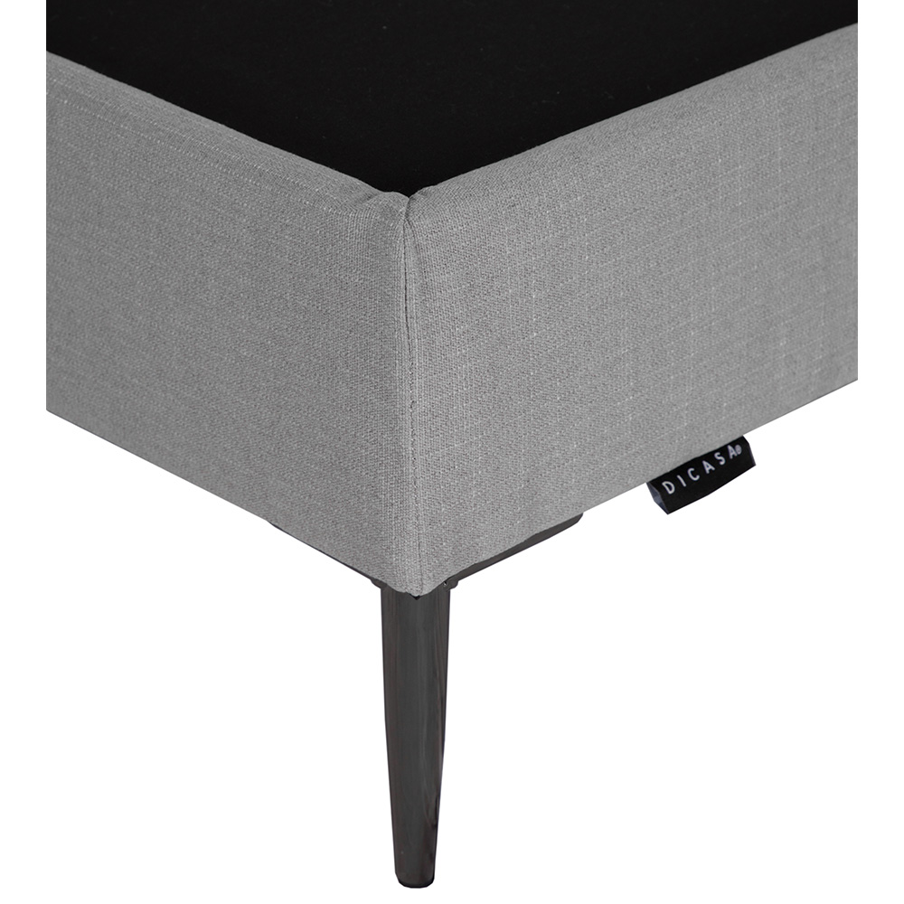 Base Cama Individual Dicasa Slim Gris Claro