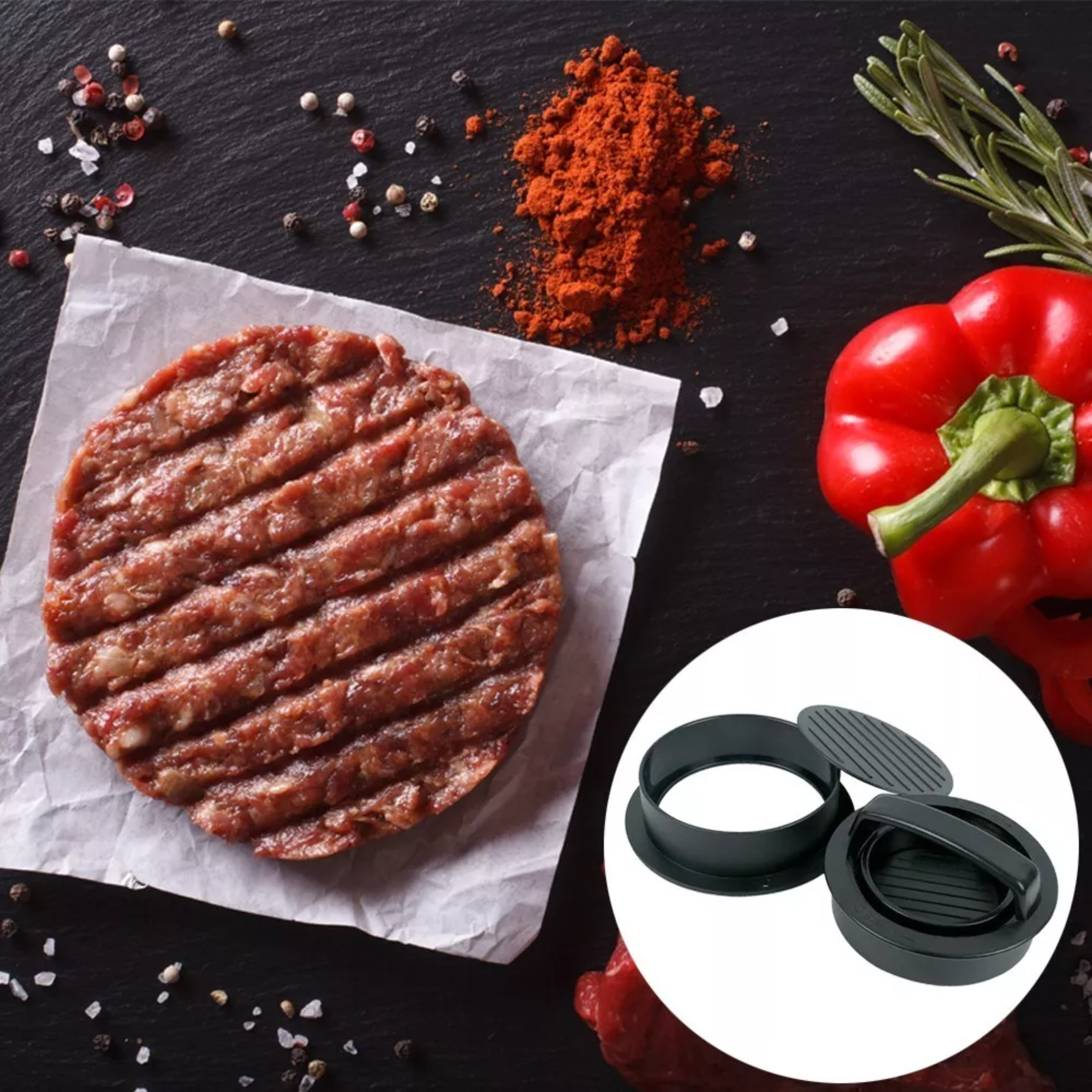 Prensas De Hamburguesa Cocina Molde De Carne De Hacer Herram