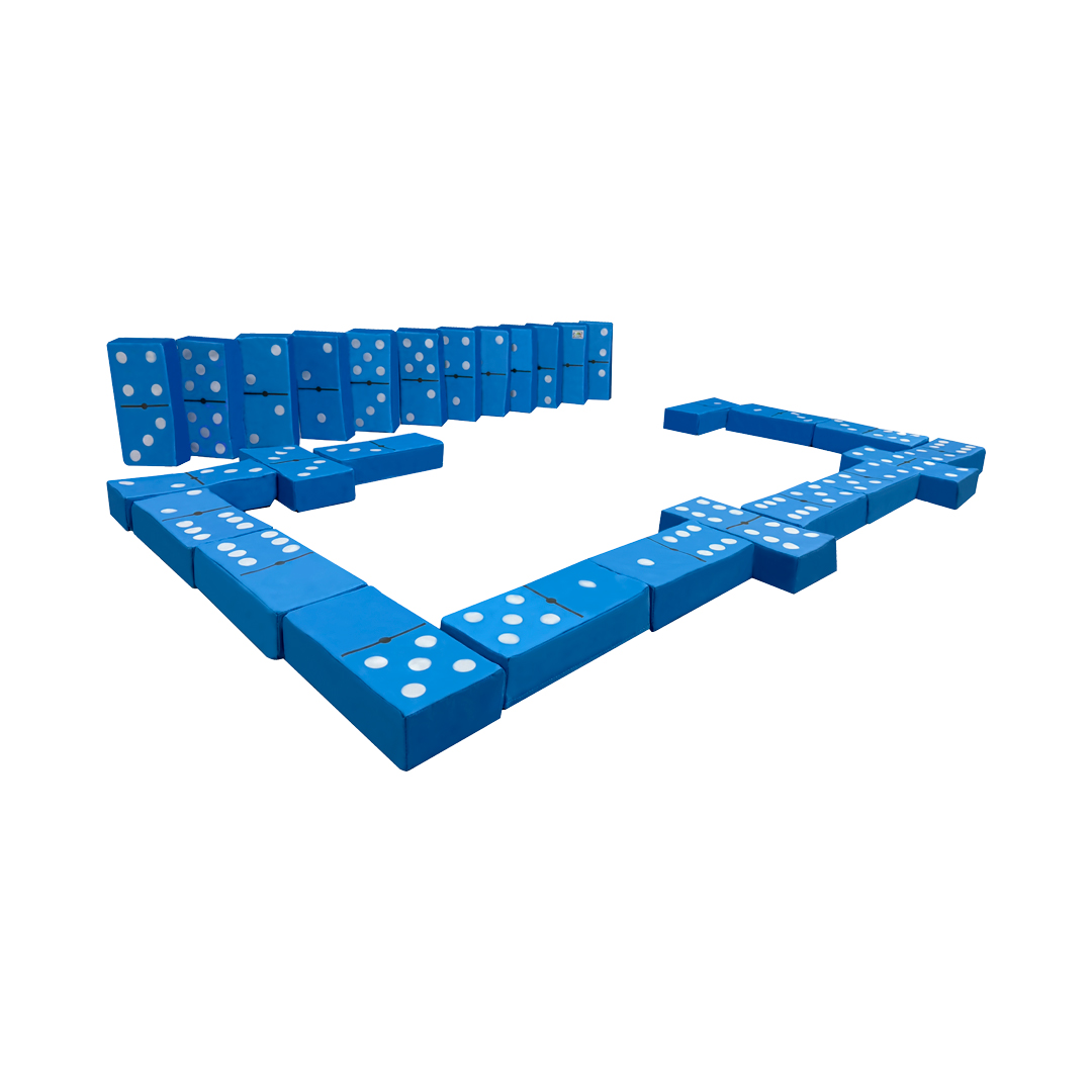 Domino Gigante 28 pzs. Diversión Familiar En Grande Color Azul