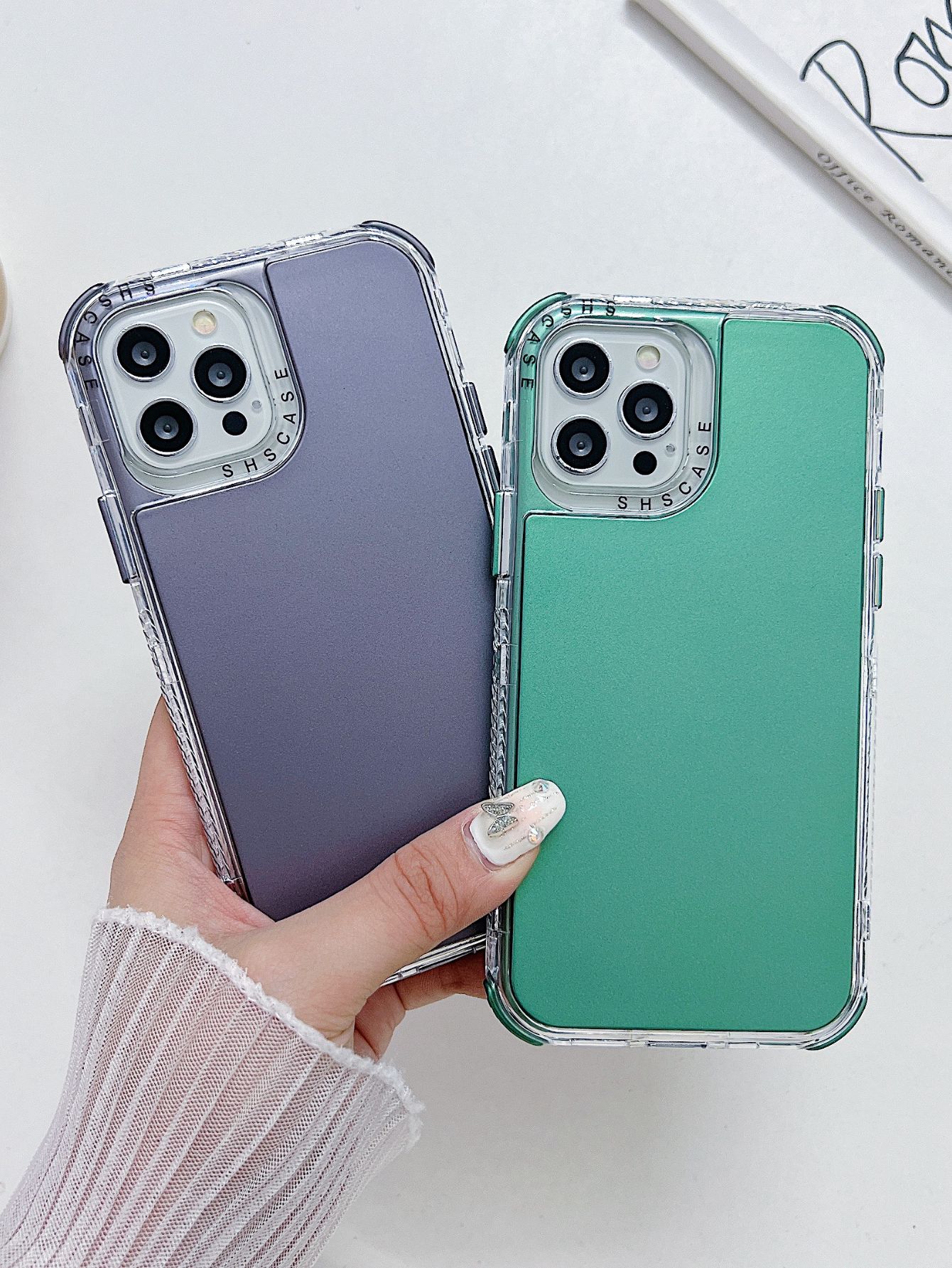 Funda Uso Rudo Rainbow  360 Para Vivo V30 Lite 5G Azul Marino