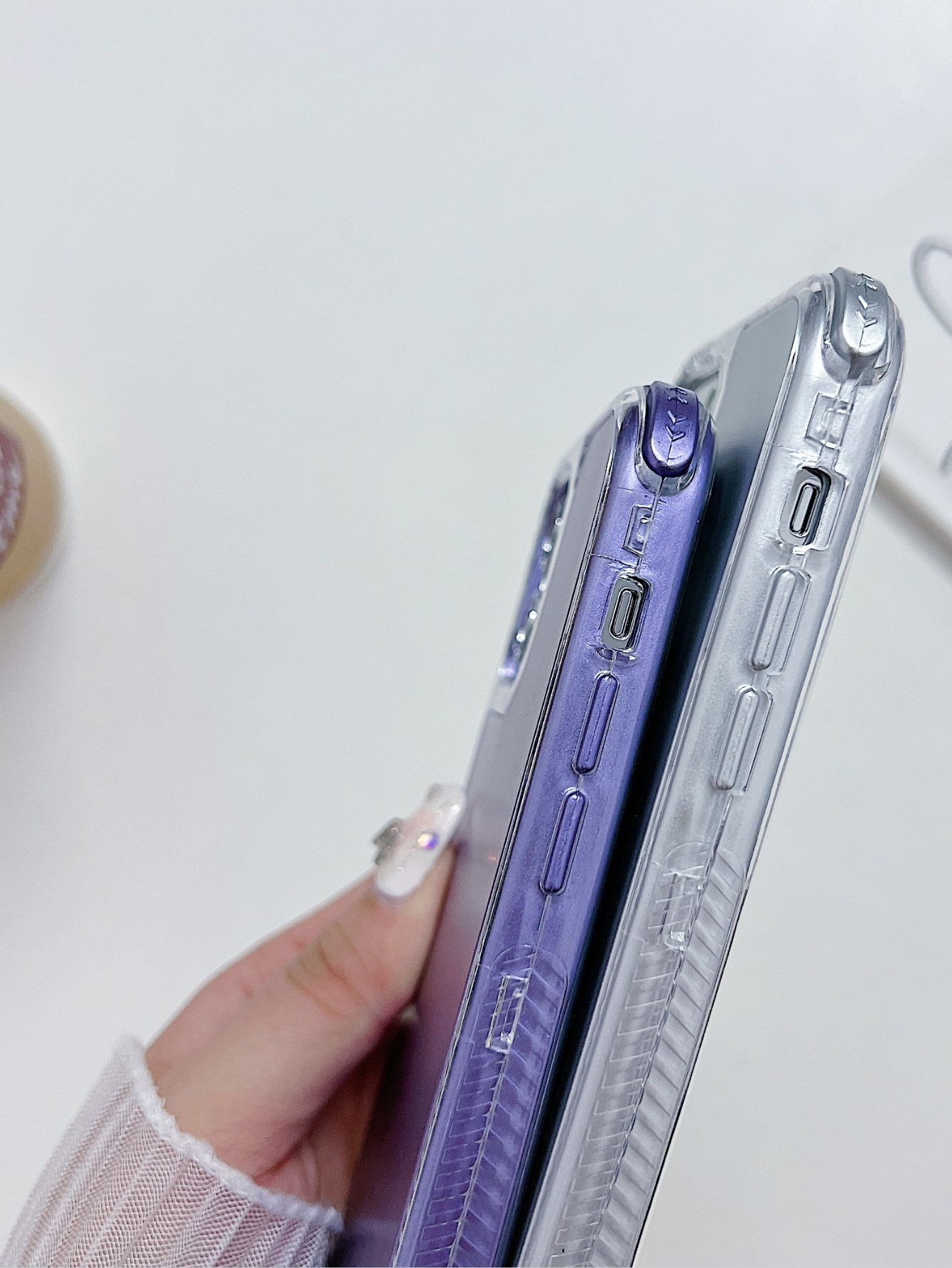 Funda Uso Rudo Rainbow  360 Para Vivo V30 Lite 5G Azul Marino