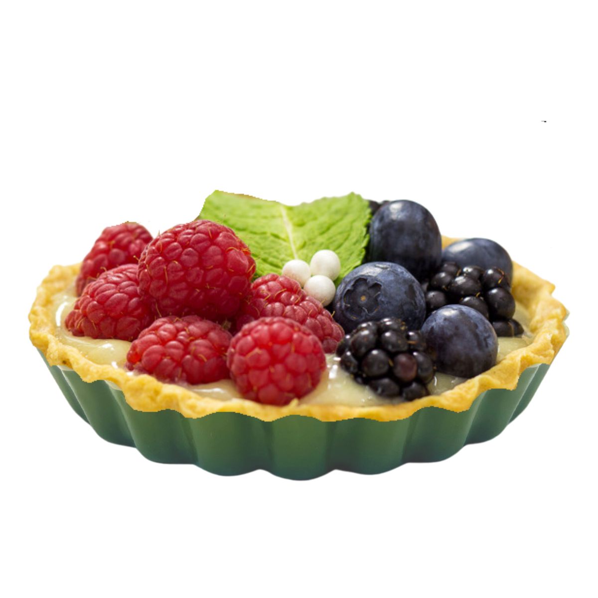 Bnat Juego 4 Moldes Acero Antiadherente Tarta Tartaleta Pay