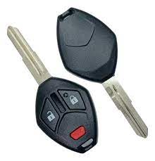 CARCASA MITSUBISHI 3 botones con llave para control de alarma