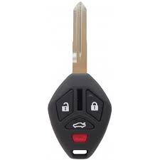 CARCASA MITSUBISHI Eclipse-Endeavor-Outlander Mod. 07-10 *4 botones c/llave p/control alarma