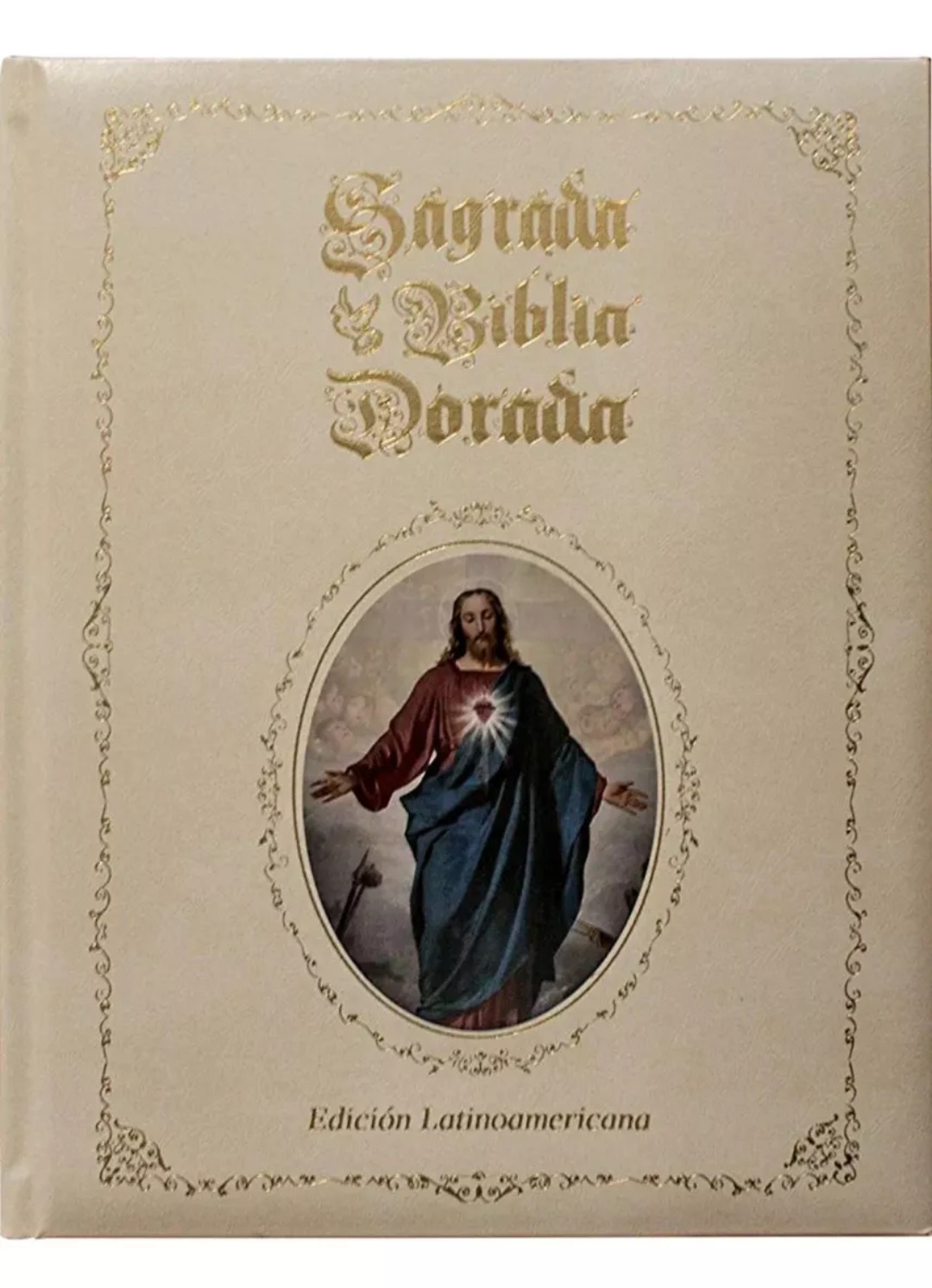 Sagrada Biblia Dorada De Lujo Edición Latinoamericana