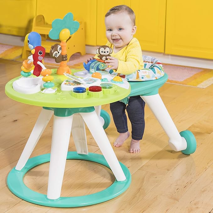 A Bright Starts Around We Go - Mesa y centro de actividades 2 en 1 para caminar