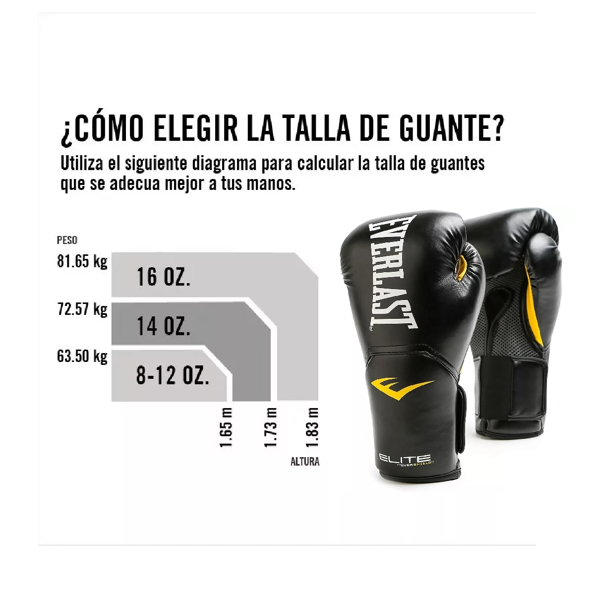 Guante Box Everlast Elite Pro Style 14 Oz