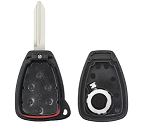 CARCASA CHRYSLER 5 botones con llave para control de alarma