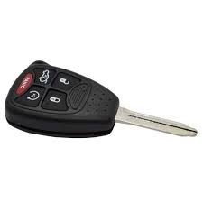 CARCASA CHRYSLER 5 botones con llave para control de alarma