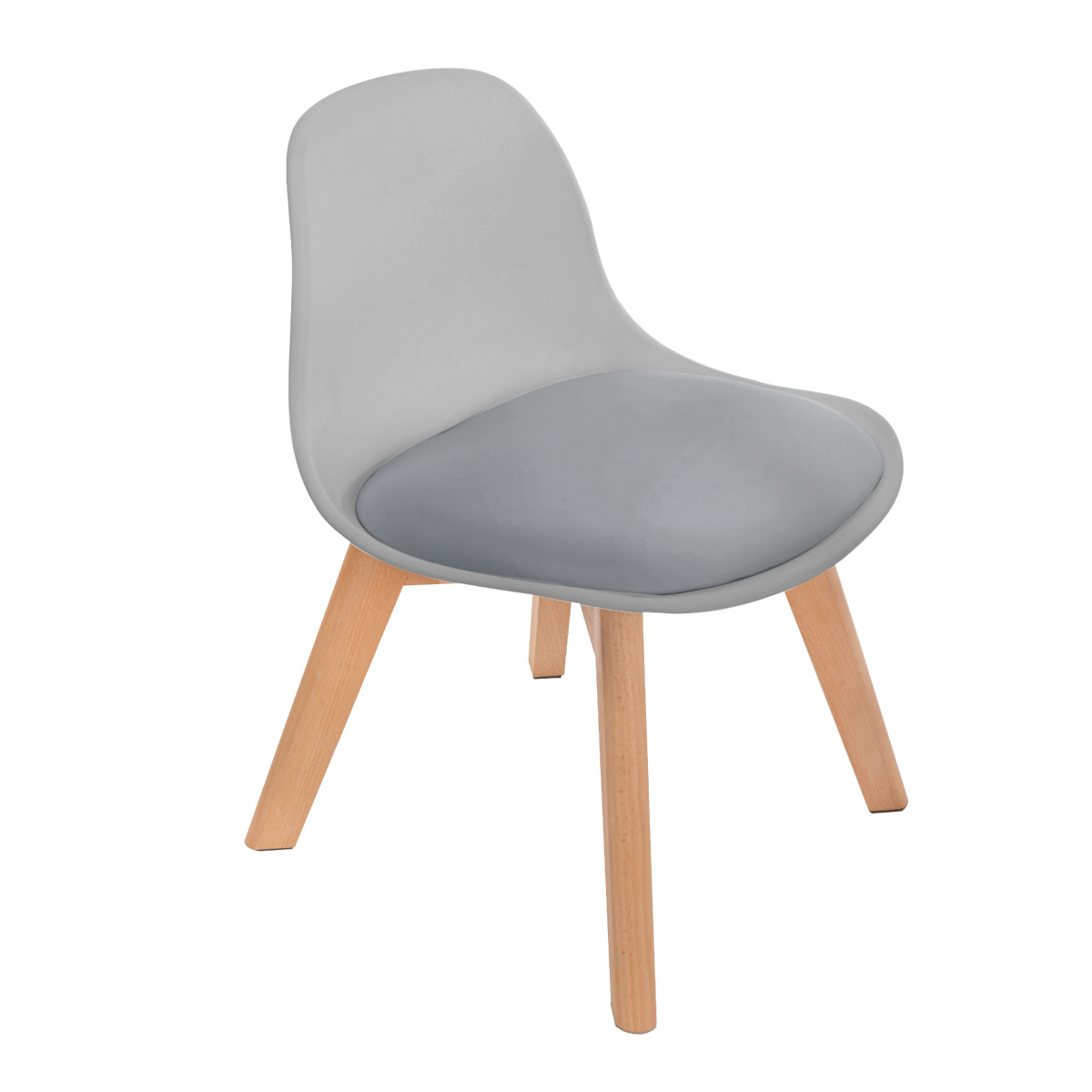 Comedor Moderno para Niña – 1 Silla Infantil y Mesa Eames Infantil – Duduk