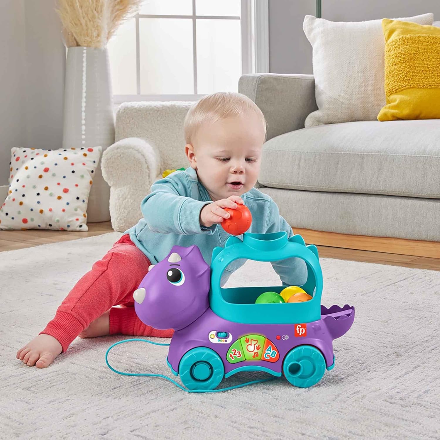 Fisher-price Juguete Para Bebés Dino Pelotitas Divertidas