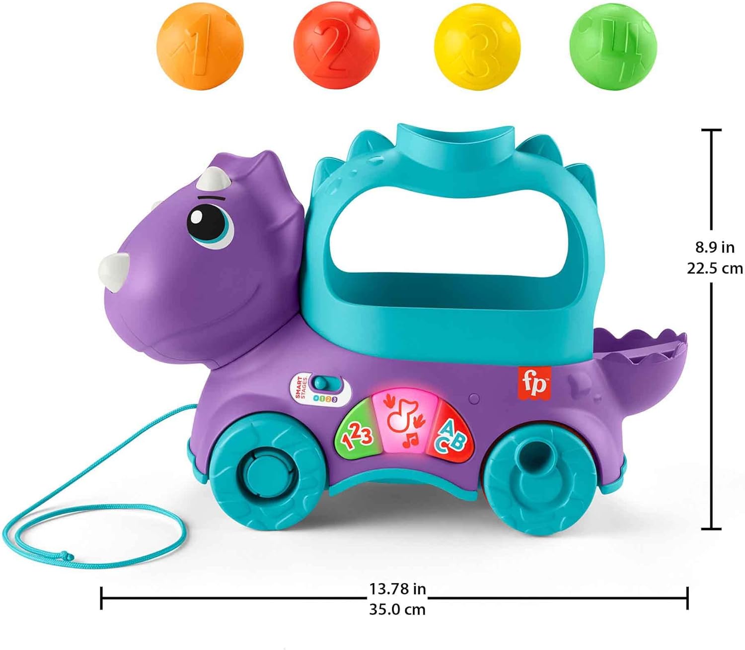 Fisher-price Juguete Para Bebés Dino Pelotitas Divertidas