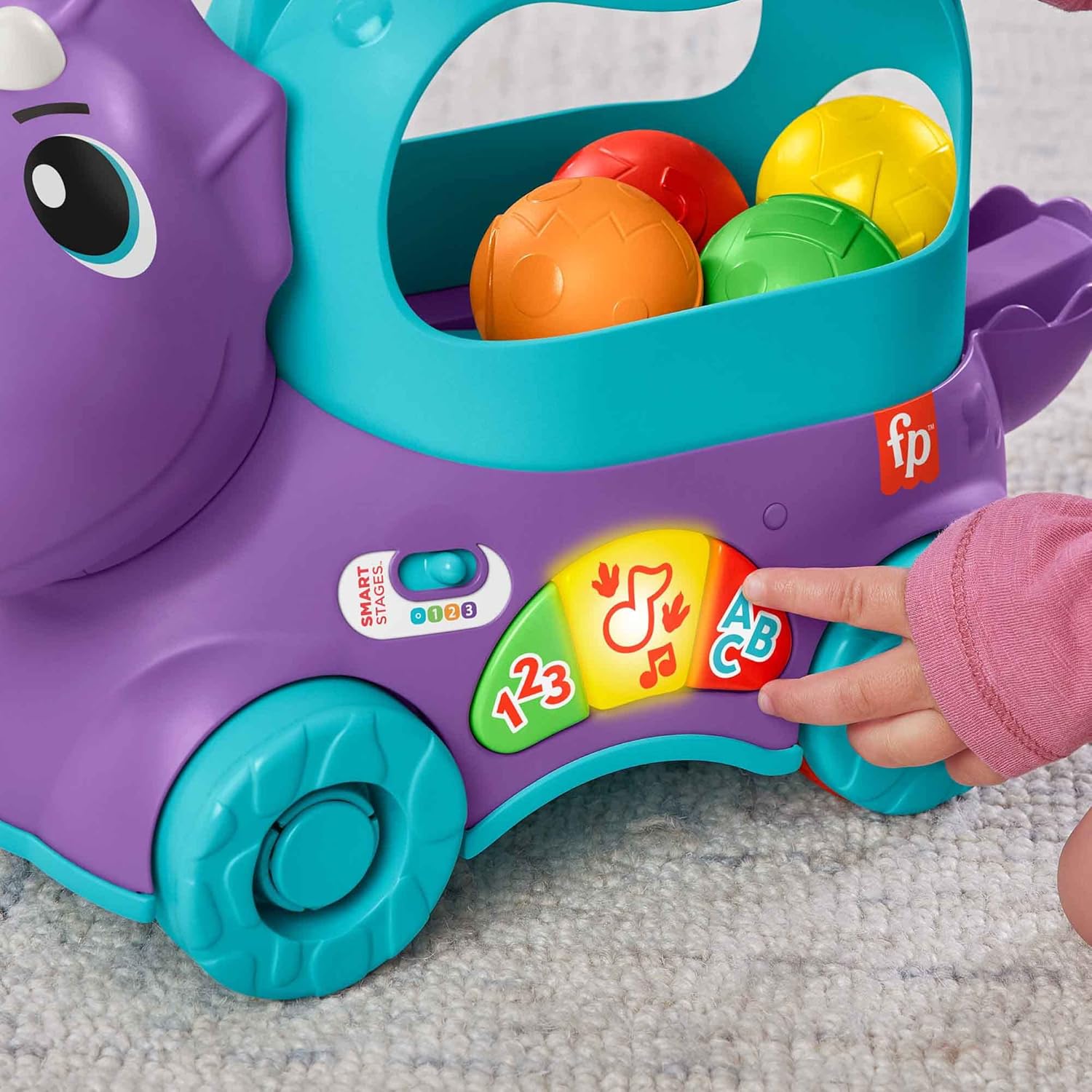 Fisher-price Juguete Para Bebés Dino Pelotitas Divertidas