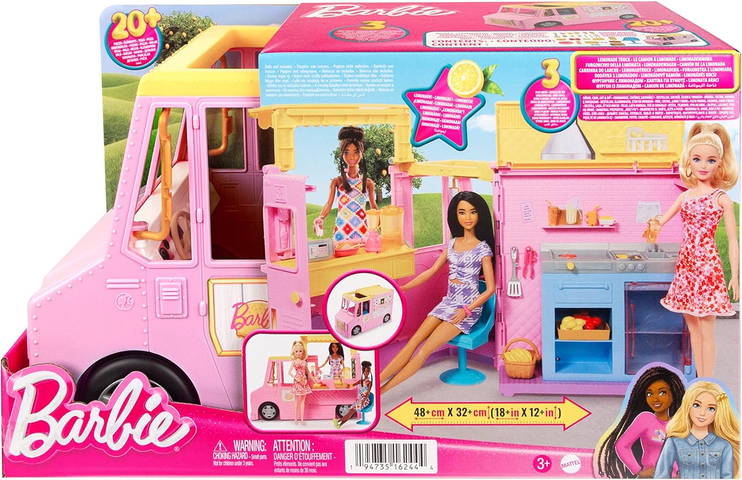 Barbie Profesiones Camión De Limonada De Playa