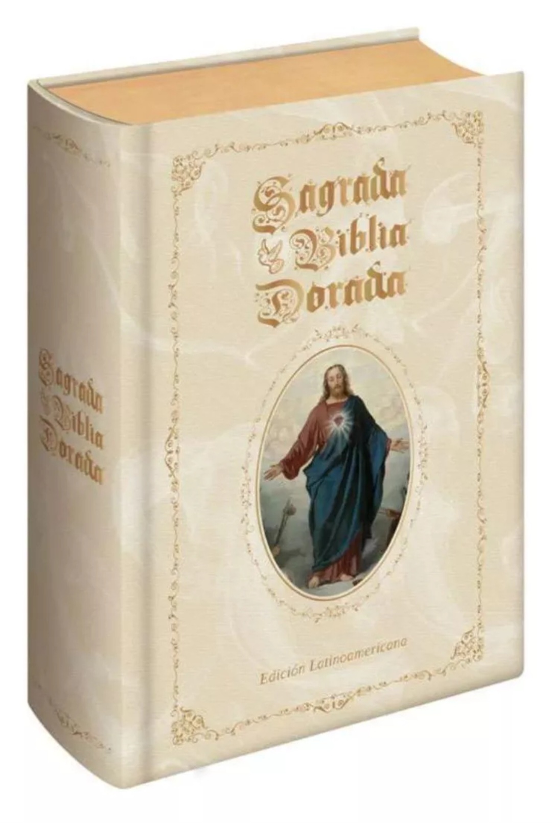 Sagrada Biblia Dorada Mediana Marfil Pasta Dura Lexus
