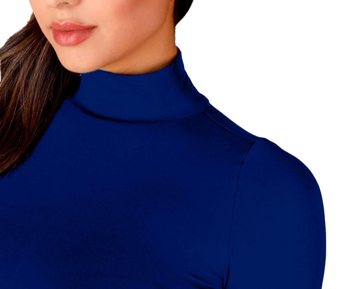 Blusa Termica  Mujer, Manga Larga, Unitalla, Cuello Alto, Playera, Casual, Basica, Camiseta, Uso Diario