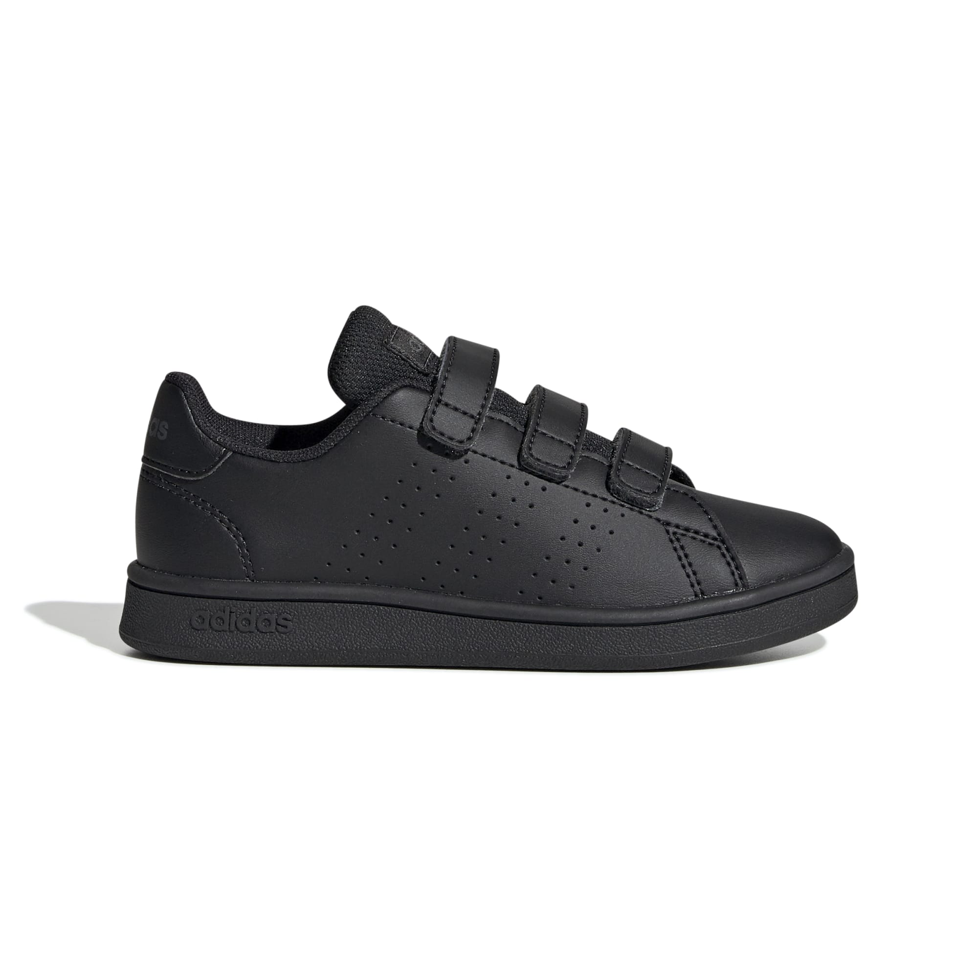 adidas Advantage Velcro Negro Tenis Deportivo Infantil