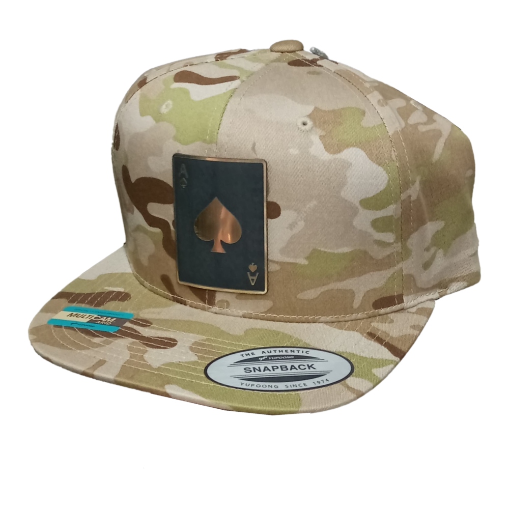Gorra Snapback Yupoong Pokar Camuflaje Unisex ASCAMUPC