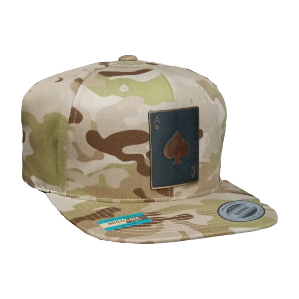 Gorra Snapback Yupoong Pokar Camuflaje Unisex ASCAMUPC