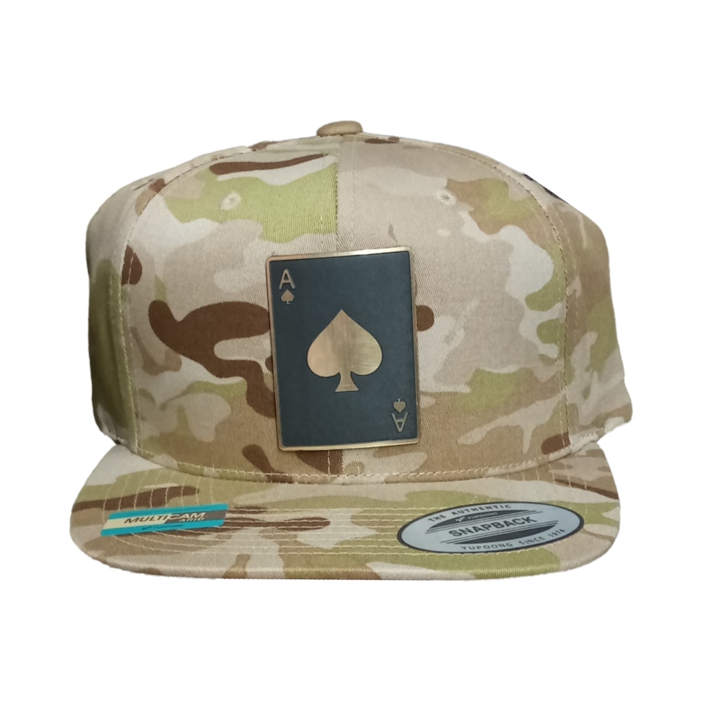 Gorra Snapback Yupoong Pokar Camuflaje Unisex ASCAMUPC