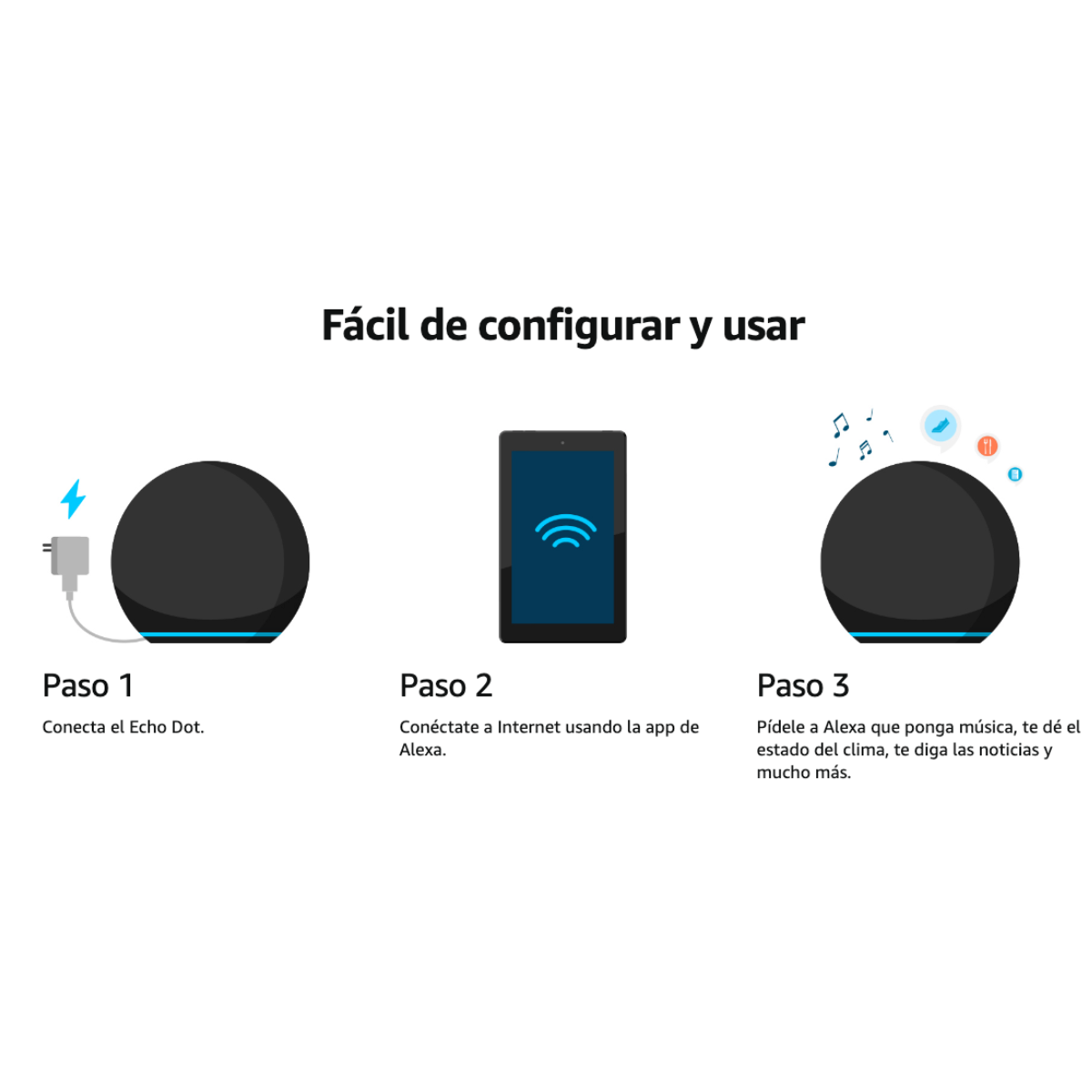 Amazon Echo Dot (5ª Generación) con Asistente Alexa, Color Azul Profundo
