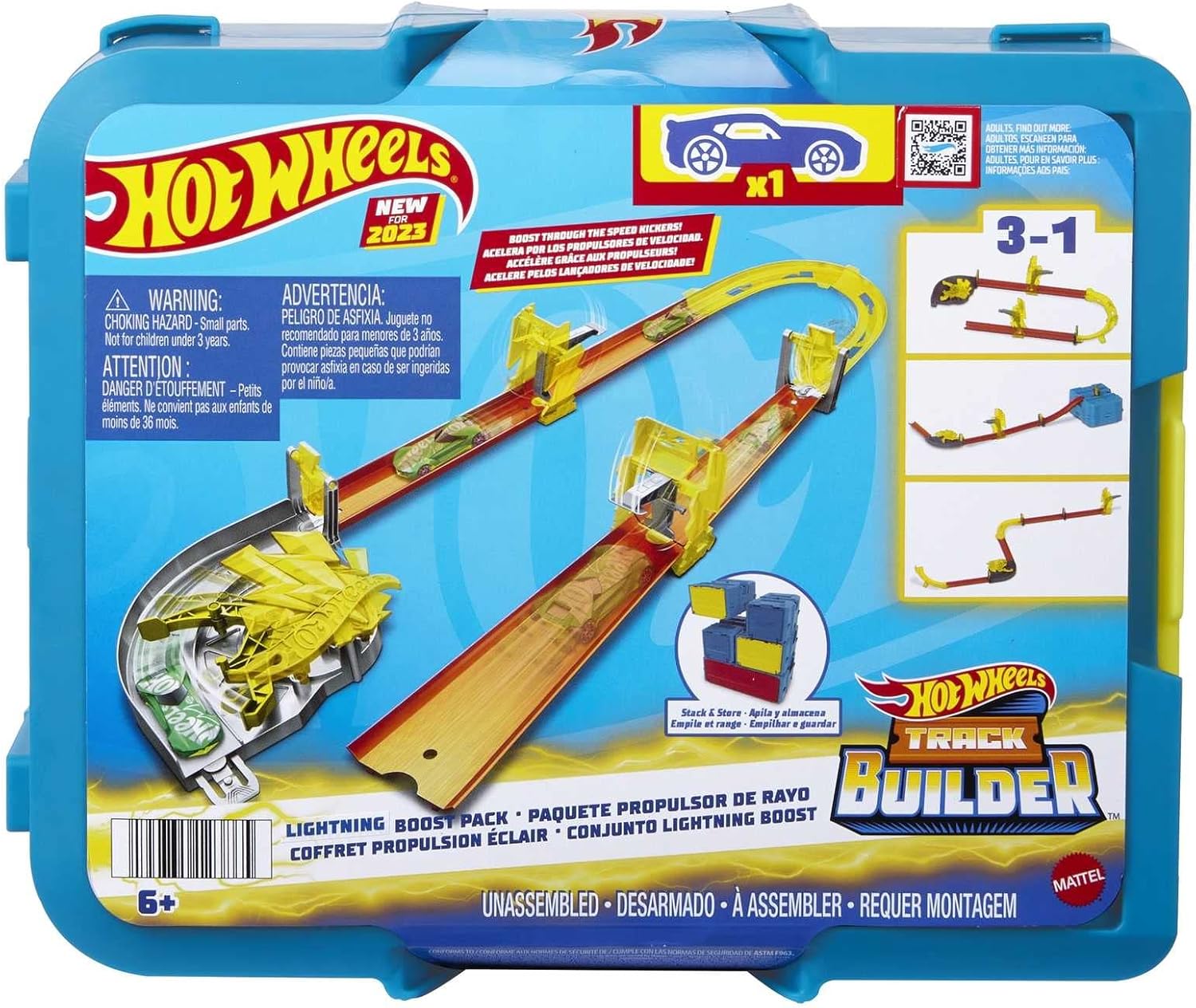 Hot Wheels Trackbuilder Paquete Propulsor De Rayo