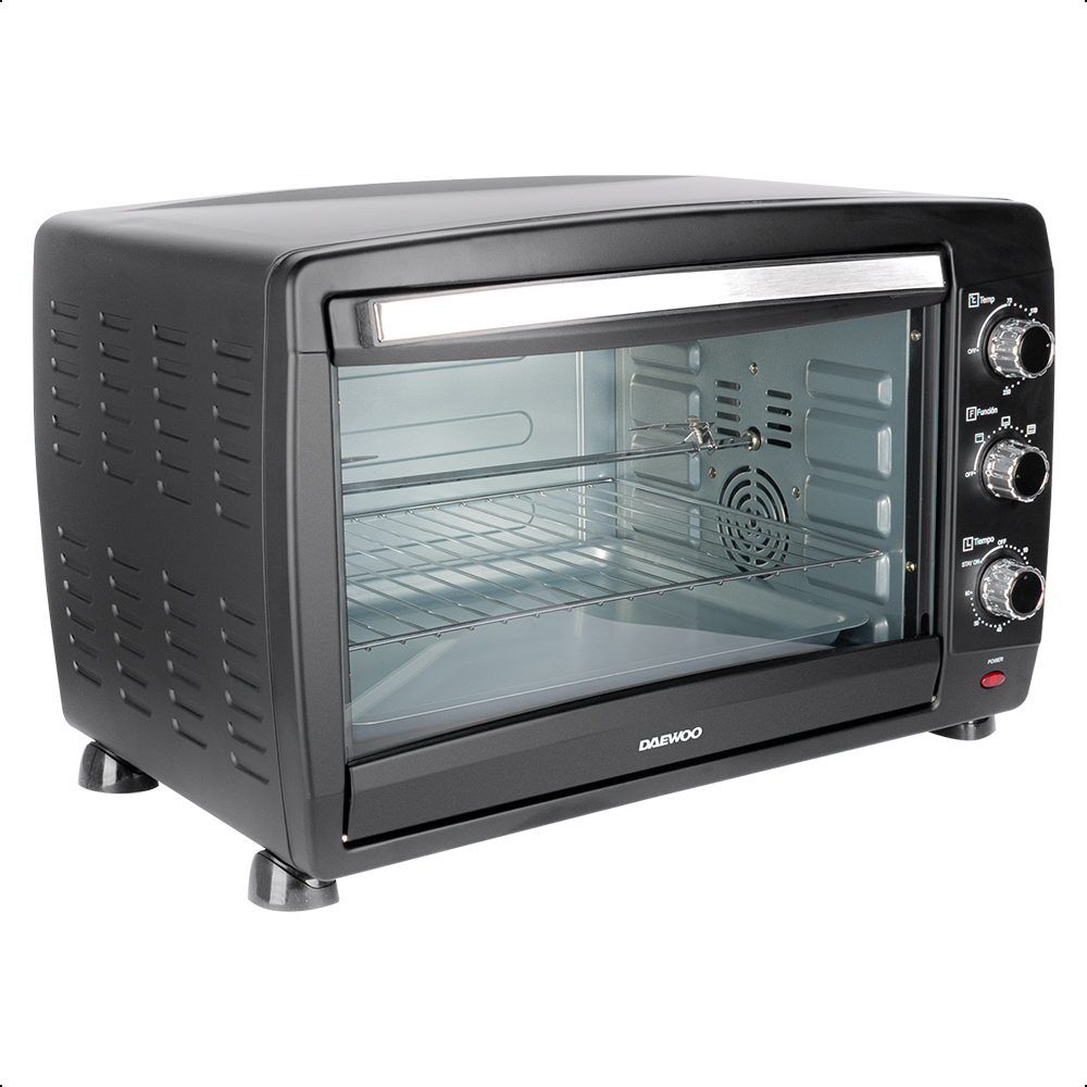 Horno Tostador De 40 L Daewoo Dot-1666 Temporizador 1 Hr
