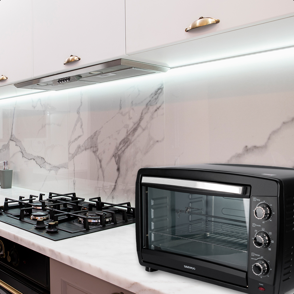 Horno Tostador De 40 L Daewoo Dot-1666 Temporizador 1 Hr