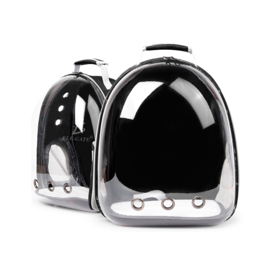 Mochila de Viaje Con Capsula Para Gato Perro Mini Vista Panorámica Seguro