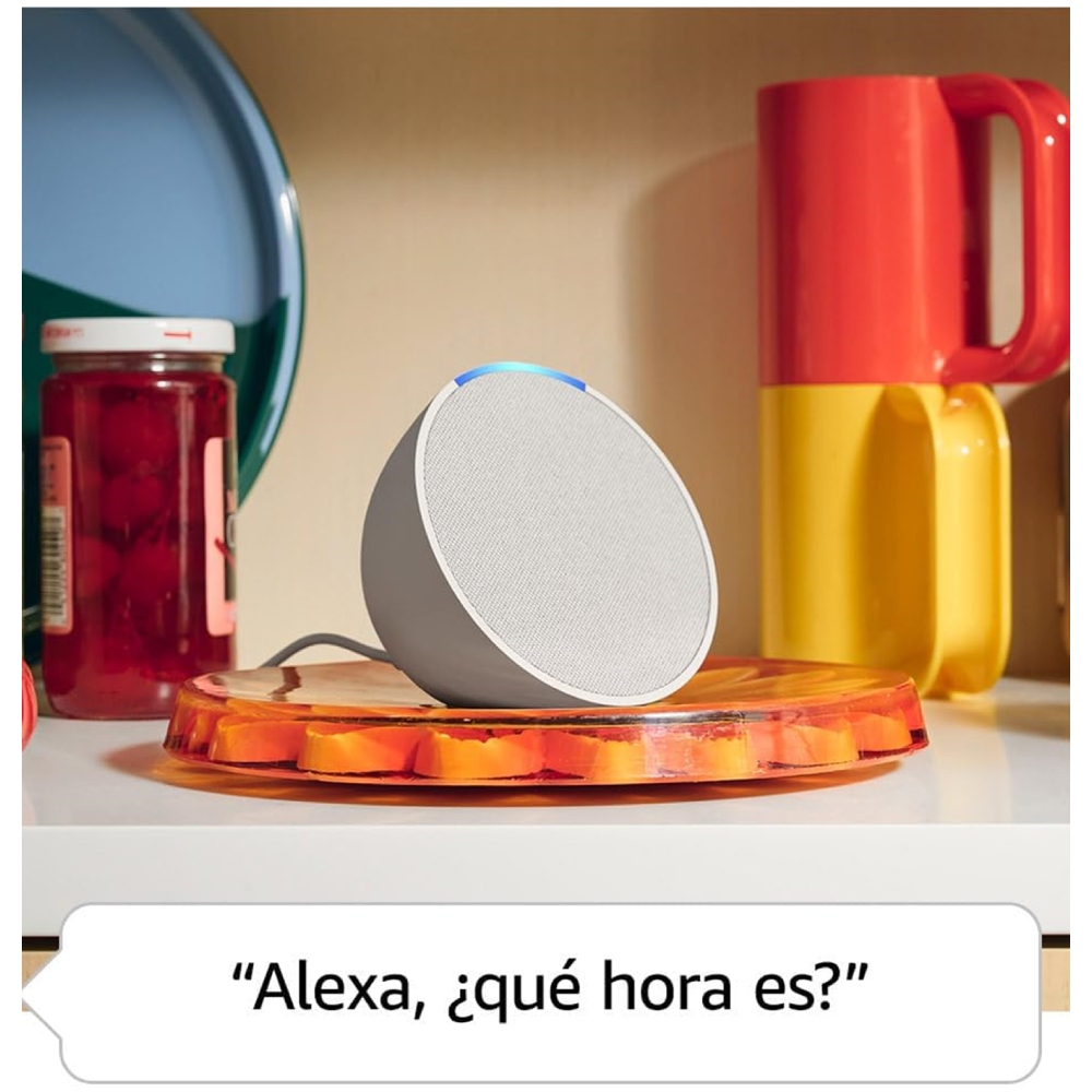 AMAZON ECHO POP SMART ALEXA WHITE 