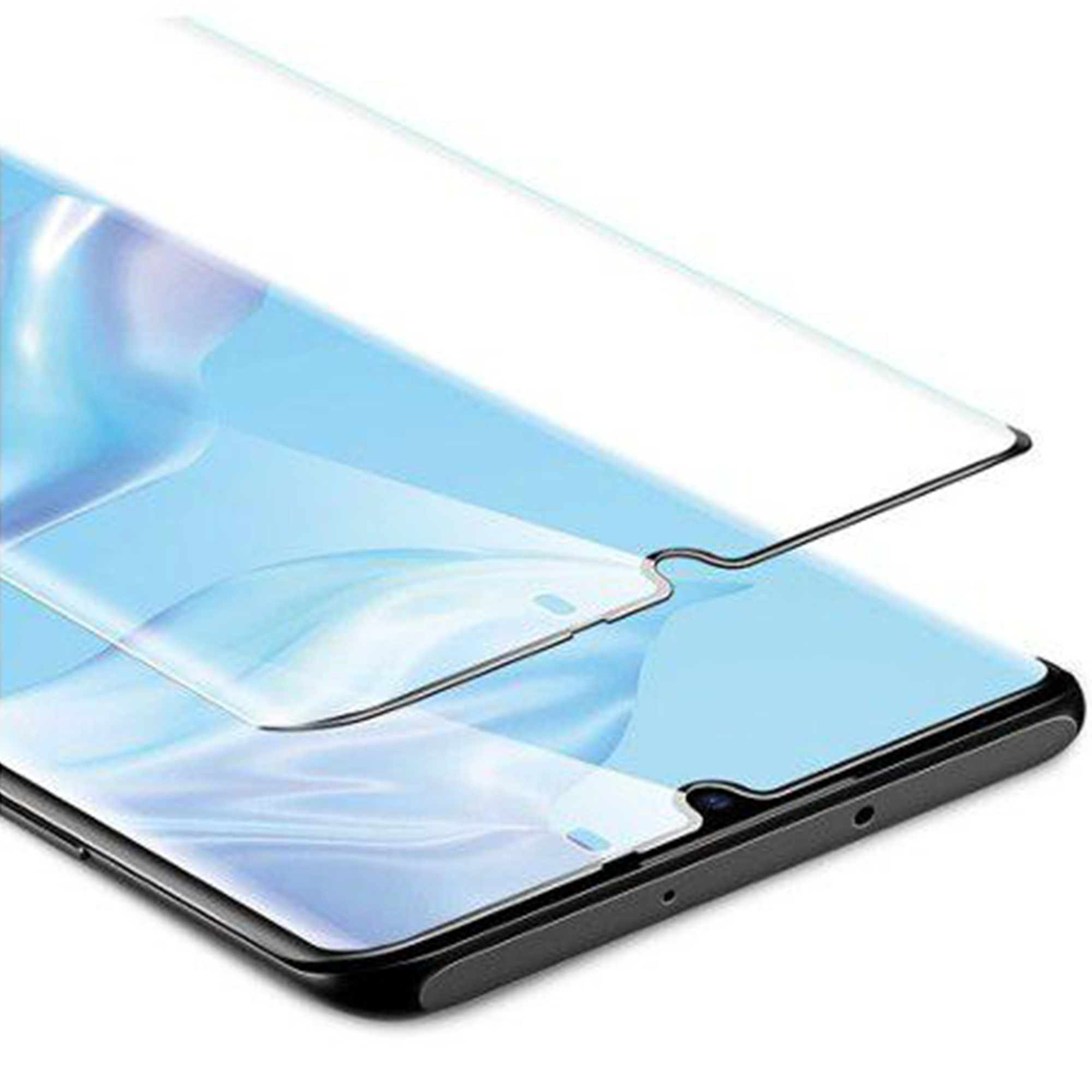 1 Mica Vidrio Full Glass 9d Para Moto Edge 50 Pro