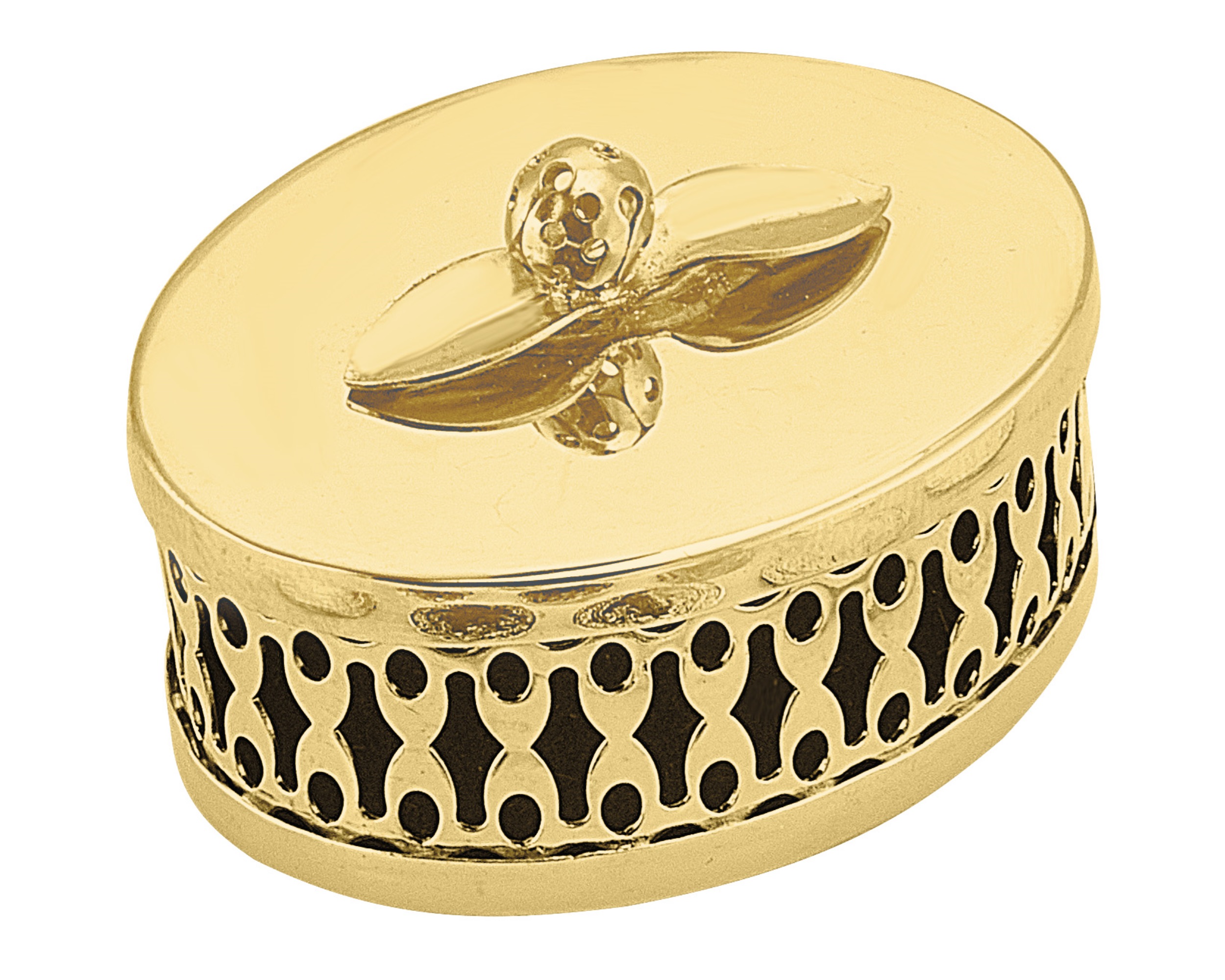 Arras Chapa de Oro 18K Horoz Matrimonio Moneda San Benito Florentino con cofre S406
