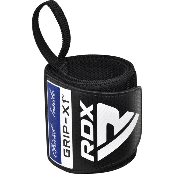 Muñequeras Para Levantamientos De Pesas W2 Azul Rdx Gym Fitness
