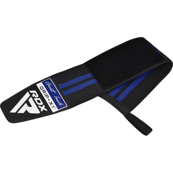 Muñequeras Para Levantamientos De Pesas W2 Azul Rdx Gym Fitness