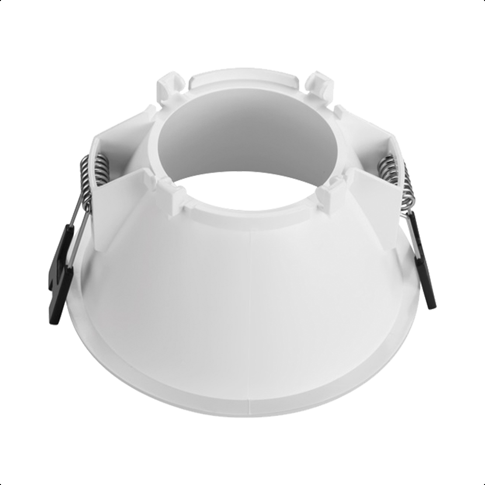Portalámpara Empotrable Redondo Blanco Policarbonato ICON