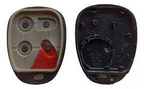 CARCASA CHEVROLET 4 botones para control de alarma (lugar p/pila)