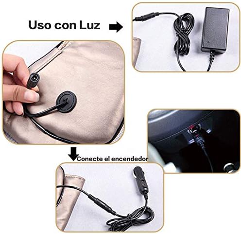 Masajeador de Cuello Espalda Hombro con Función De Calor para Aliviar el Dolor Muscular Ideal para Casa Oficina O Coche