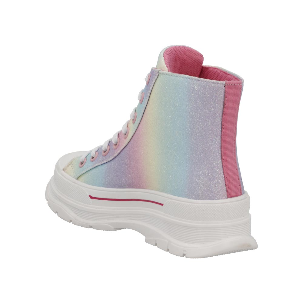 Tenis Bota de Niña N3887 Multicolor Compraymas Para Niña Talla 18 a 23 