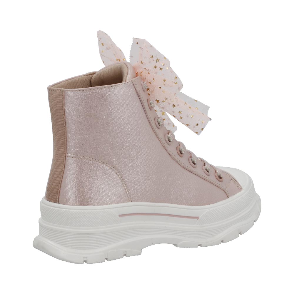 Tenis Bota De Niña N3890 Compraymas Amsterdam color Peonia talla 18 a 21