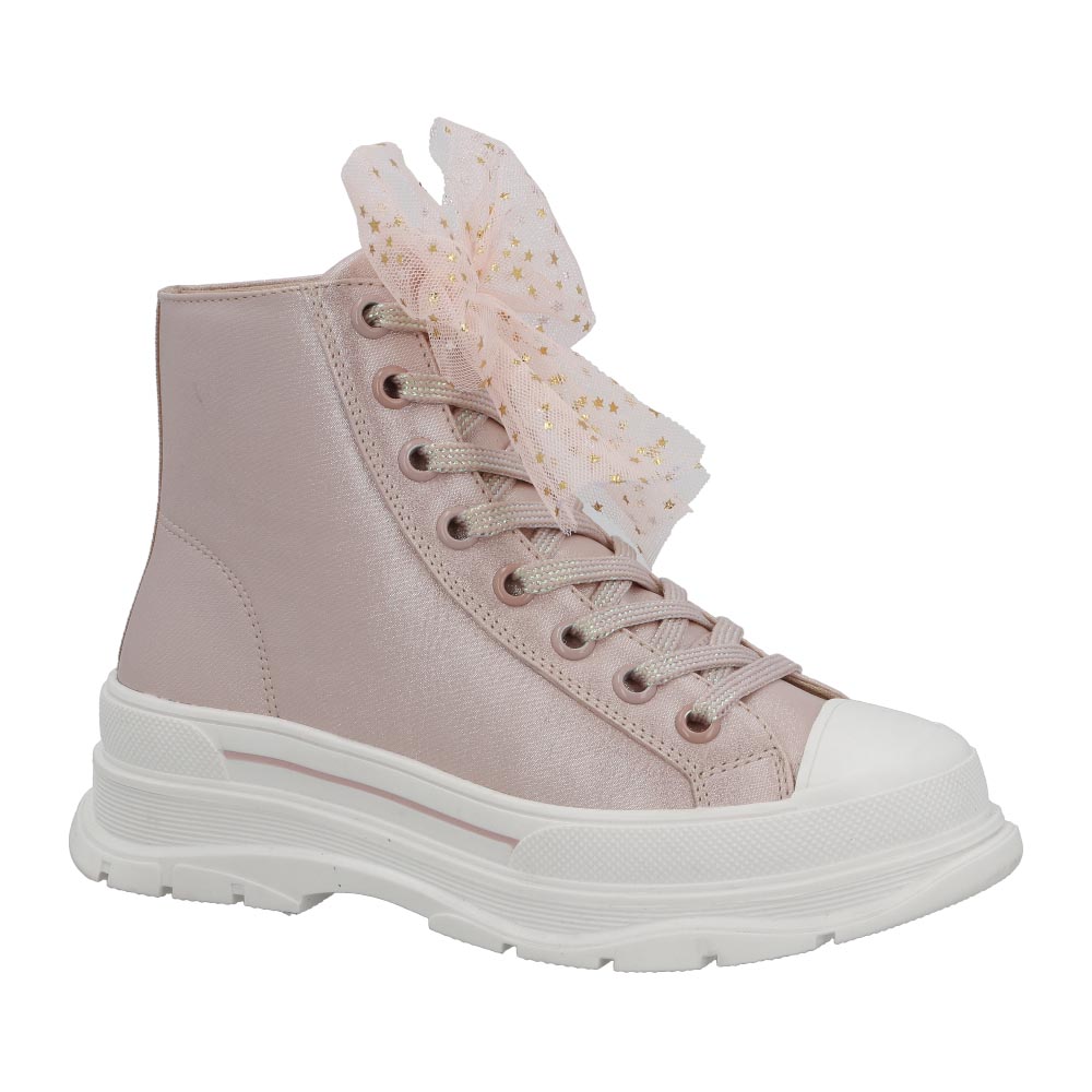Tenis Bota De Niña N3890 Compraymas Amsterdam color Peonia talla 18 a 21
