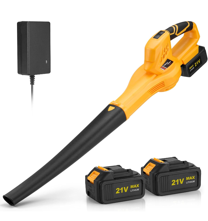 Barredora sopladora de aire inalámbrico eléctrico recargable 6 velocidades para jardín patio terraza 