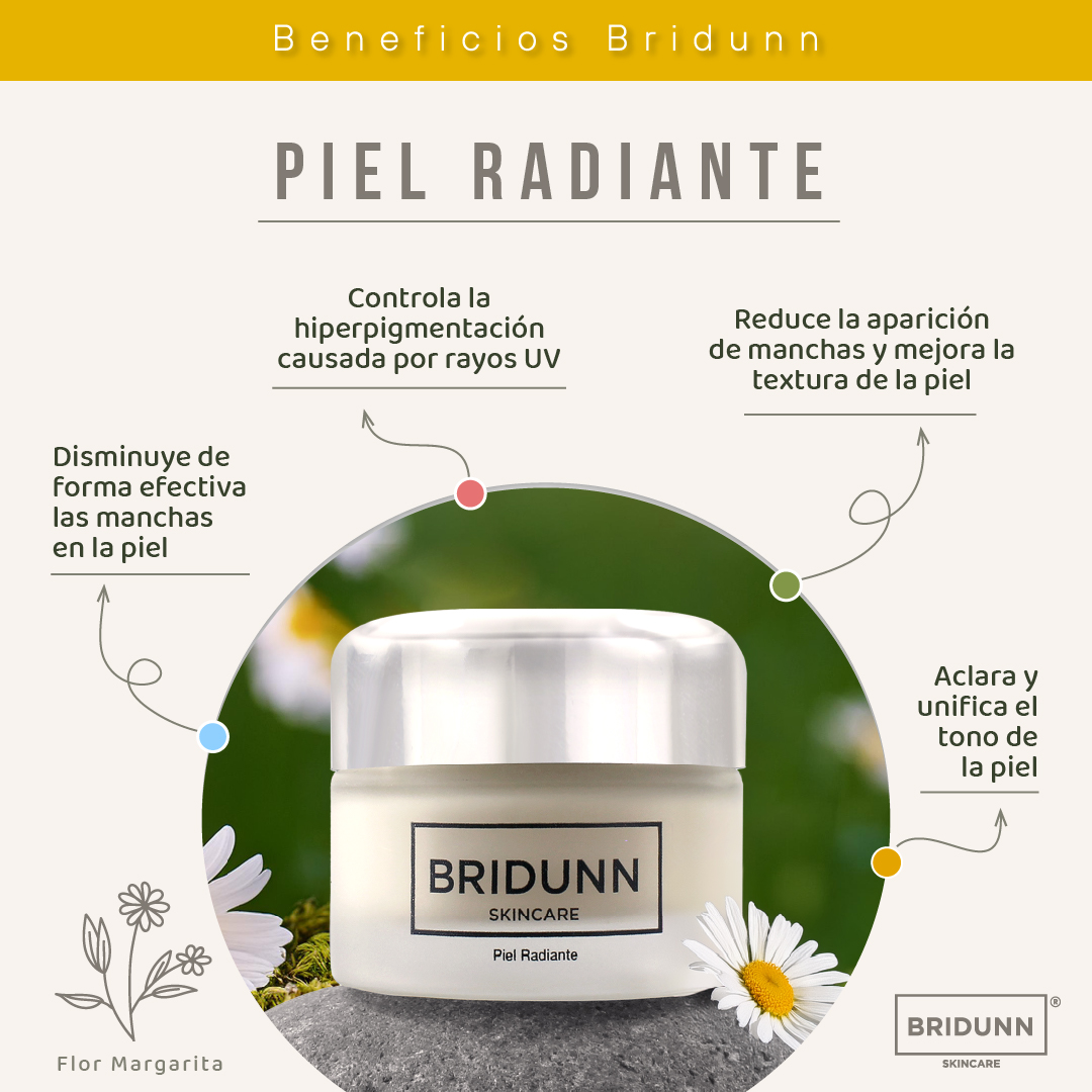 Crema Despigmentante Facial Aclaradora, Quita Manchas Y Paño Bridunn Skincare