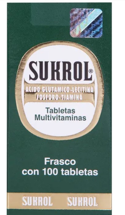 Sukrol Oral Multivitamínico 100 tabletas