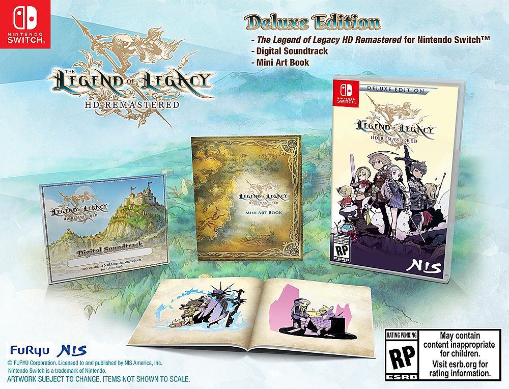 The Legend of Legacy HD Remastered: Deluxe Edition - Nintendo Switch