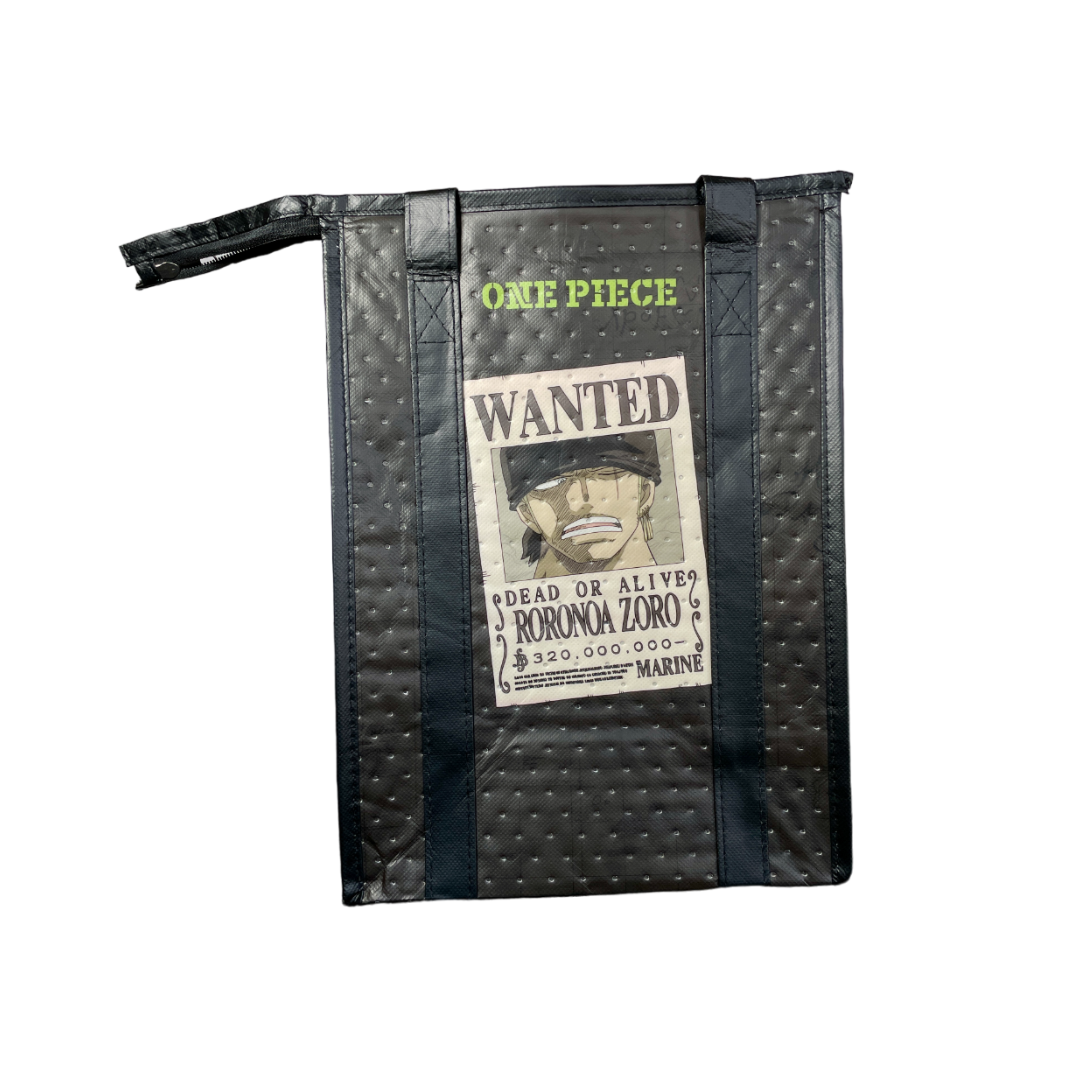 Lonchera con Aislamiento Térmico - Bolsa de Almuerzo Cartel De Recompensa De Zoro - One Piece