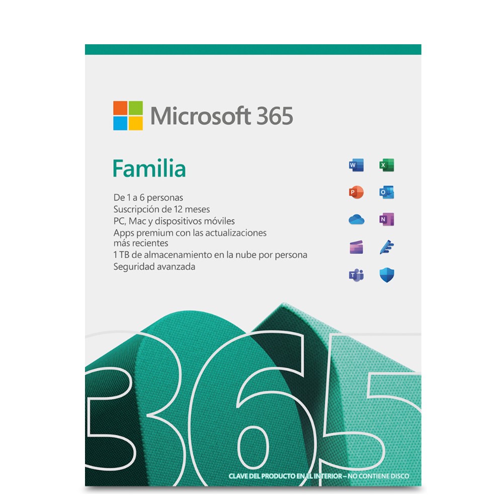 Licencia Office Microsoft 365 para más de 5 equipos