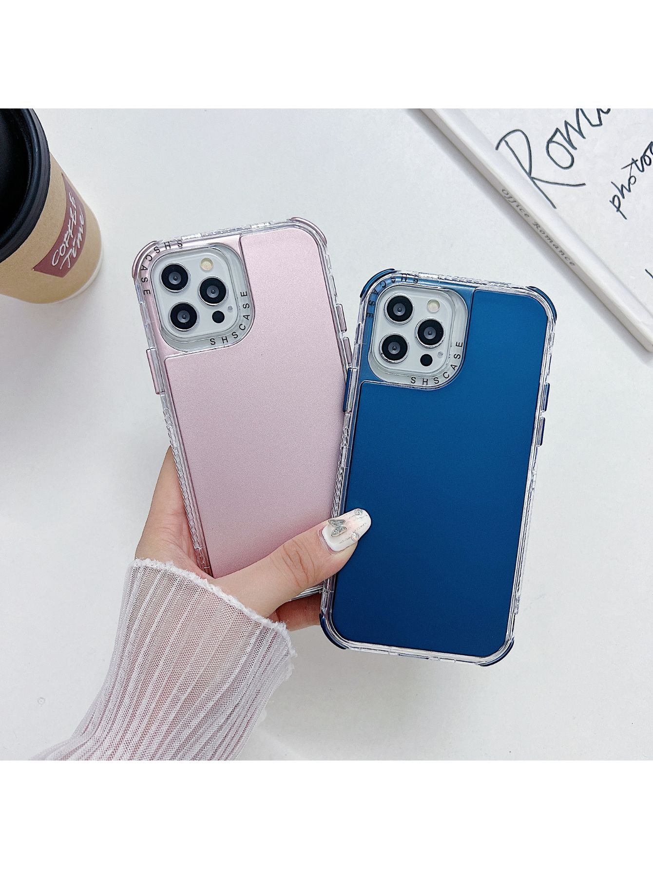 Funda Uso Rudo Rainbow 360 Para Axon 60 Lite Azul Cielo + Mica