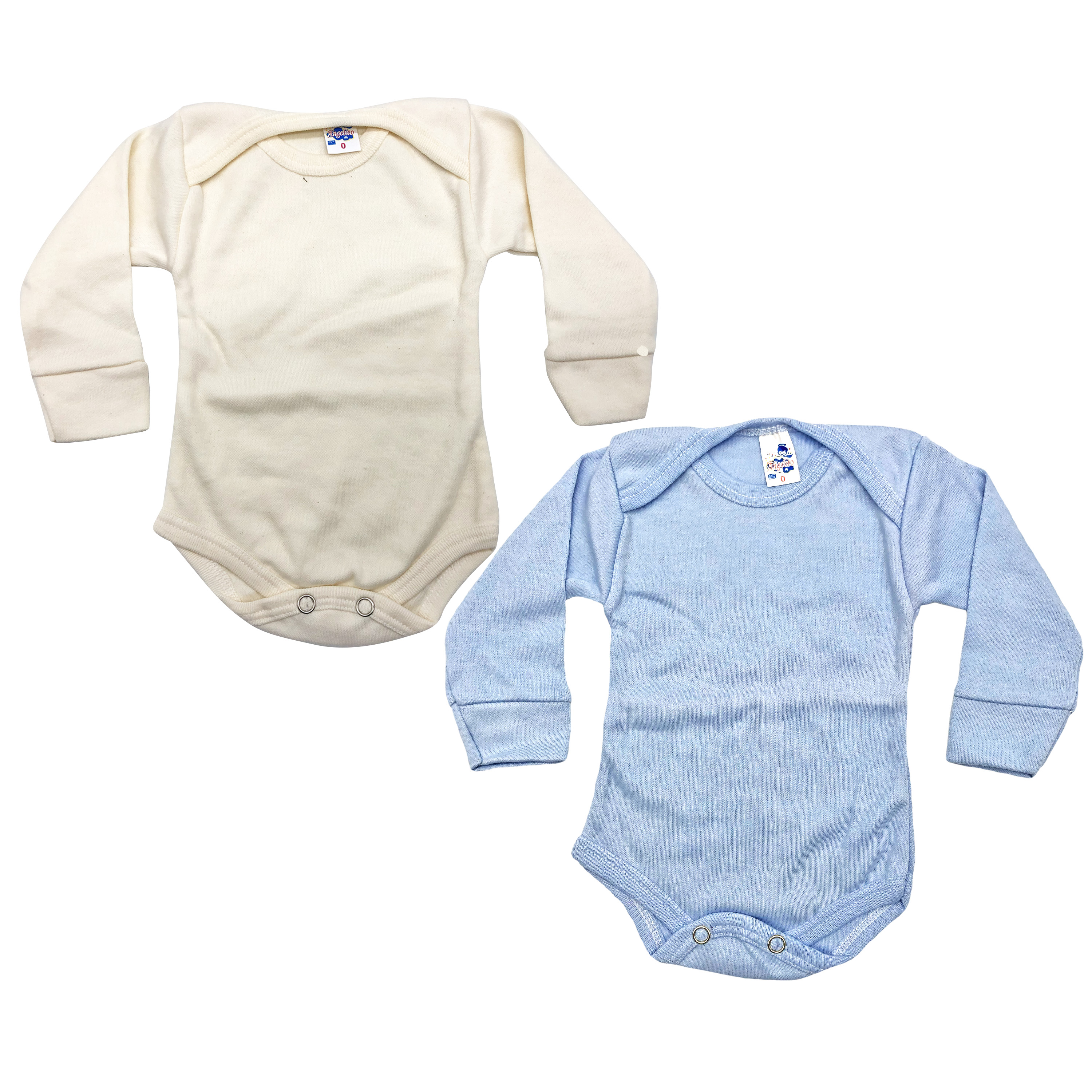 Pañalero Manga Larga y Manga corta Algodón Pack 4 Ecobaby Original
